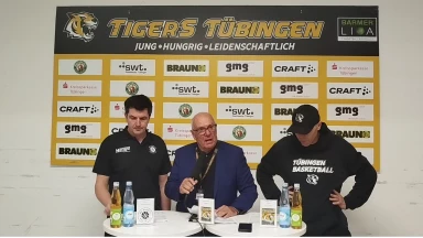 Pressekonferenz | Tigers Tübingen - Uni Baskets Münster