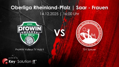 Oberliga RPS-F: proWin Volleys TV Holz II vs. TSV Speyer