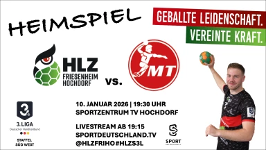 3. Liga: Staffel Süd-West: HLZ Friesenheim-Hochdorf II vs. MT Melsungen II