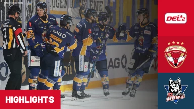 DEL2: Lausitzer Füchse vs. EC Kassel Huskies | Highlights