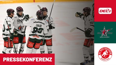 DEL2: Starbulls Rosenheim vs. EC Bad Nauheim | Pressekonferenz