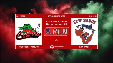 Ligaspiel | 20.12.25 | Crocodiles Hamburg vs. ECW Sande