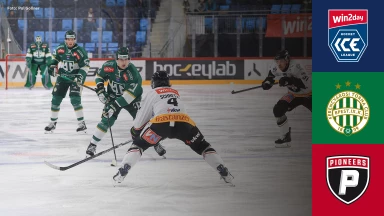 win2day ICE Hockey League: FTC-Telekom Budapest vs. Pioneers Vorarlberg