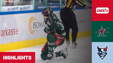 DEL2: Starbulls Rosenheim vs. Blue Devils Weiden | Highlights