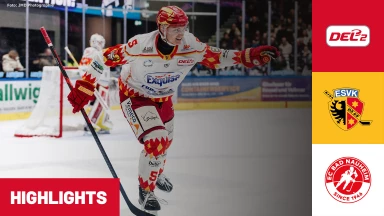 DEL2: ESV Kaufbeuren vs. EC Bad Nauheim | Highlights