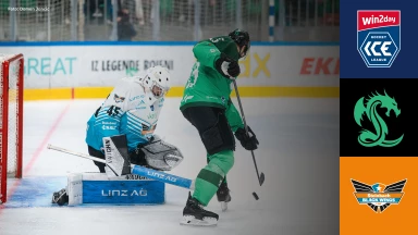 win2day ICE Hockey League: Olimpija Ljubljana vs. Steinbach Black Wings Linz
