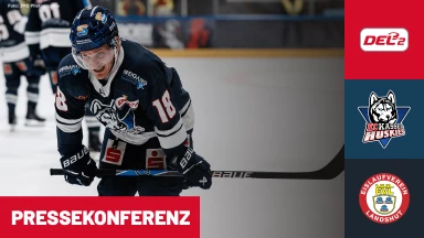 DEL2: EC Kassel Huskies vs. EV Landshut | Pressekonferenz