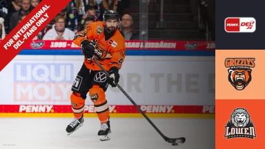For international fans only - Grizzlys Wolfsburg vs. Löwen Frankfurt