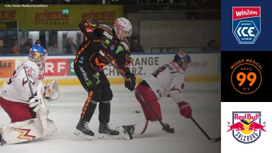 win2day ICE Hockey League: Moser Medical Graz99ers vs. EC Red Bull Salzburg