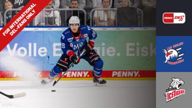 For international fans only - Adler Mannheim vs. Nürnberg Ice Tigers