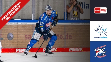 For international fans only - Dresdner Eislöwen vs. Adler Mannheim