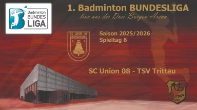 1. Badminton Bundesliga: SC Union 08 Lüdinghausen - TSV Trittau - Court 2