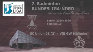 2. Badminton BL-NORD: SC Union 08 Lüdinghausen (2) - VfB GW Mülheim - Court 2
