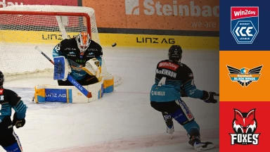 win2day ICE Hockey League: Steinbach Black Wings Linz vs. HCB Südtirol Alperia