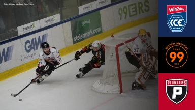 win2day ICE Hockey League: Moser Medical Graz99ers vs. Pioneers Vorarlberg