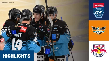 win2day ICE Hockey League: Steinbach Black Wings Linz vs. EC Red Bull Salzburg | Highlights