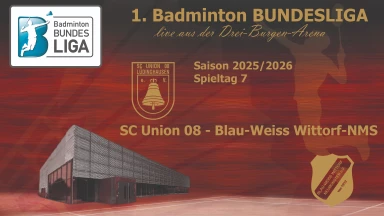 1. Badminton BL: SC Union 08 Lüdinghausen - Blau-Weiss Wittorf-NMS - Court 1