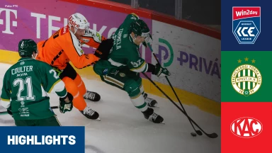 win2day ICE Hockey League: FTC-Telekom Budapest vs. EC KAC | Highlights