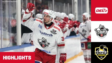 DEL2: Eisbären Regensburg vs. Krefeld Pinguine I Highlights