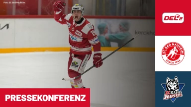 DEL2: EC Bad Nauheim vs. EC Kassel Huskies I Pressekonferenz