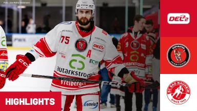 DEL2: Eispiraten Crimmitschau vs. EC Bad Nauheim I Highlights