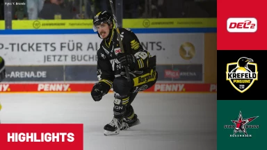 DEL2: Krefeld Pinguine vs. Starbulls Rosenheim I Highlights