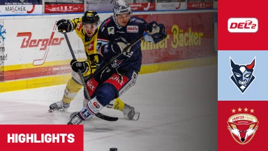 DEL2: Blue Devils Weiden vs. Lausitzer Füchse I Highlights