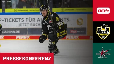 DEL2: Krefeld Pinguine vs. Starbulls Rosenheim | Pressekonferenz