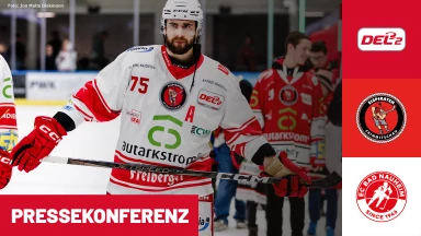 DEL2: Eispiraten Crimmitschau vs. EC Bad Nauheim | Pressekonferenz