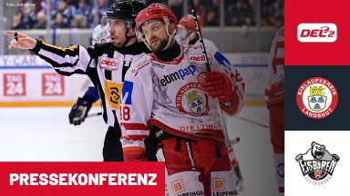 DEL2: EV Landshut vs. Eisbären Regensburg | Pressekonferenz