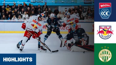 win2day ICE Hockey League: EC Red Bull Salzburg vs. FTC-Telekom Budapest I Highlights