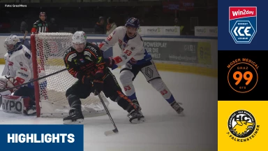 win2day ICE Hockey League: Moser Medical Graz99ers vs. HC Falkensteiner Pustertal I Highlights