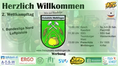 1. Bundesliga Nord - Luftpistole - Wathlingen - 2. Tag