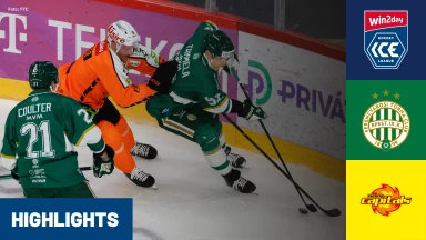 win2day ICE Hockey League: FTC-Telekom Budapest vs. Vienna Capitals I Highlights