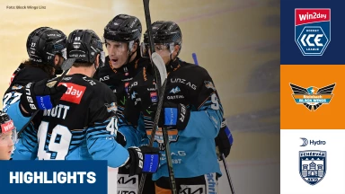 win2day ICE Hockey League: Steinbach Black Wings Linz vs. Hydro Fehervar AV 19 I Highlights