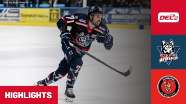 DEL2: EC Kassel Huskies vs. Eispiraten Crimmitschau | Highlights