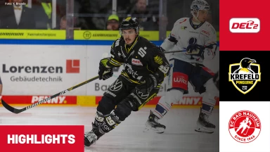 DEL2: Krefeld Pinguine vs. EC Bad Nauheim | Highlights