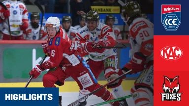 win2day ICE Hockey League: EC KAC vs. HCB Südtirol Alperia I Highlights
