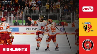 DEL2: ESV Kaufbeuren vs. Eispiraten Crimmitschau I Highlights