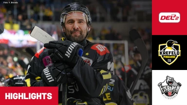 DEL2: Krefeld Pinguine vs. Eisbären Regensburg I Highlights
