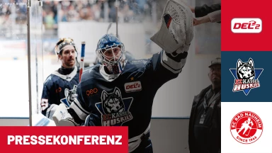 DEL2: EC Kassel Huskies vs. EC Bad Nauheim | Pressekonferenz