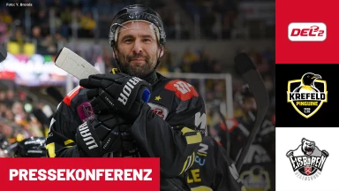DEL2: Krefeld Pinguine vs. Eisbären Regensburg | Pressekonferenz