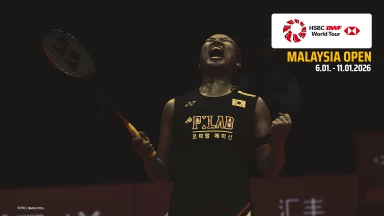 Court 1 - Malaysia Open 2026 - Round of 32