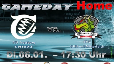 TSV Trostberg Chiefs vs. EHC Stiftland/Mitterteich Dragons