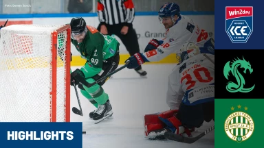win2day ICE Hockey League: Olimpija Ljubljana vs. FTC-Telekom Budapest I Highlights