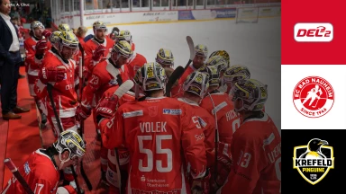 DEL2: EC Bad Nauheim vs. Krefeld Pinguine