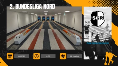 SC Reckenfeld 1 vs. KV Gelsenkirchen 1 - 2. Bundesliga Kegeln (Schere)