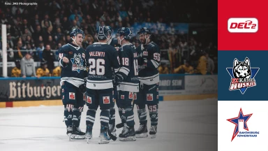 DEL2: EC Kassel Huskies vs. Ravensburg Towerstars