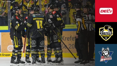 DEL2: Krefeld Pinguine vs. EC Kassel Huskies
