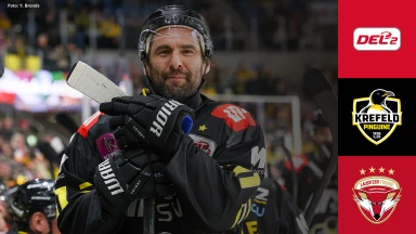 DEL2: Krefeld Pinguine vs. Lausitzer Füchse
